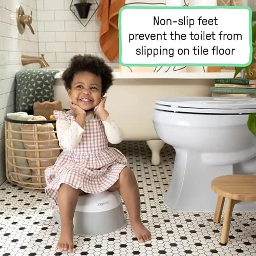 Ingenuity Ready Set Go Potty Training Toilet 4 Pack | Wide Stable Base for Toddlers thumbnail 4