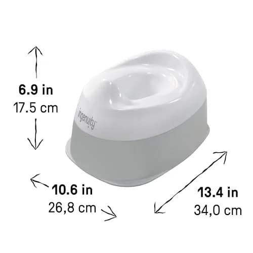 Ingenuity Ready Set Go Potty Training Toilet 4 Pack | Wide Stable Base for Toddlers thumbnail 6