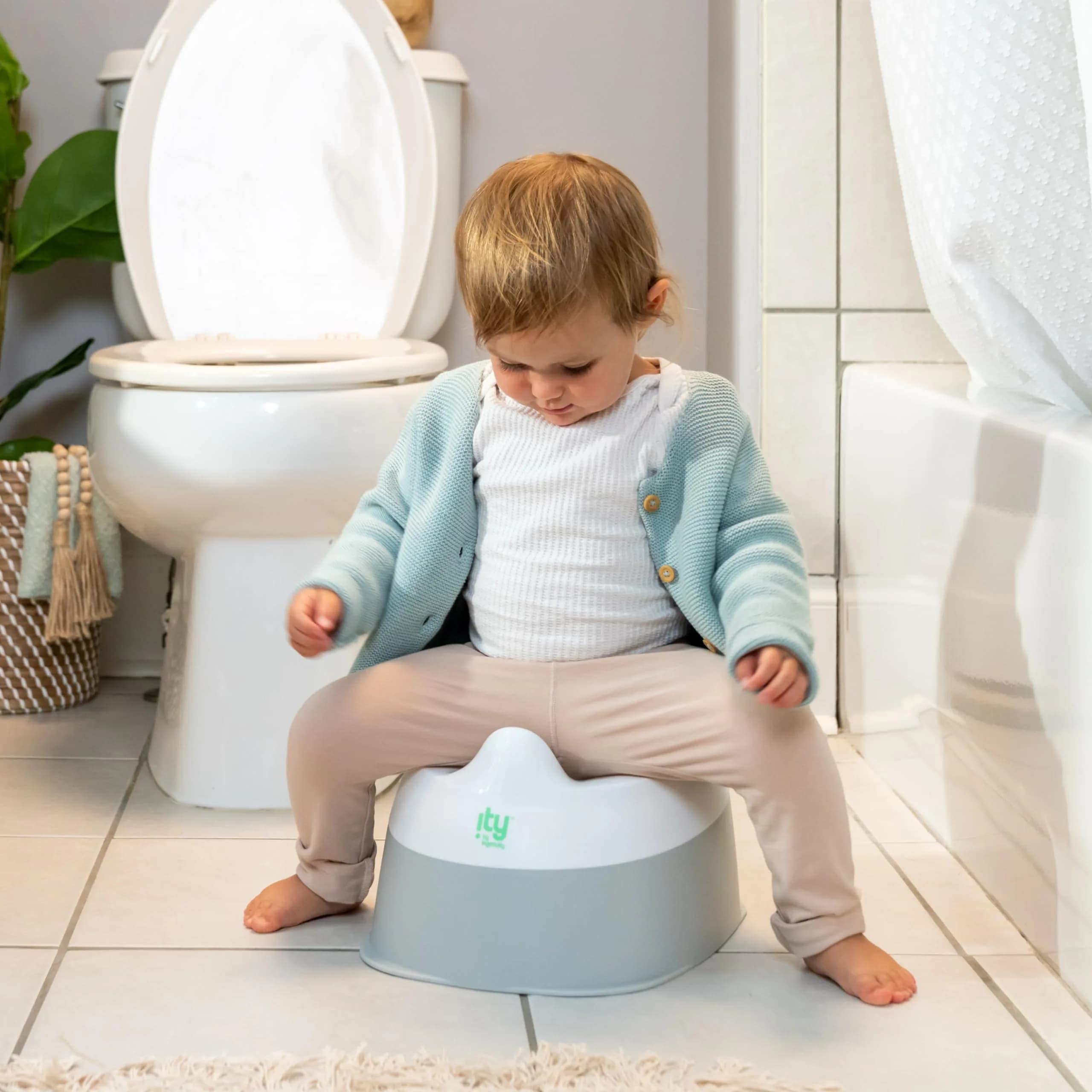 Ingenuity Ready Set Go Potty Training Toilet 4 Pack | Wide Stable Base for Toddlers - view 8