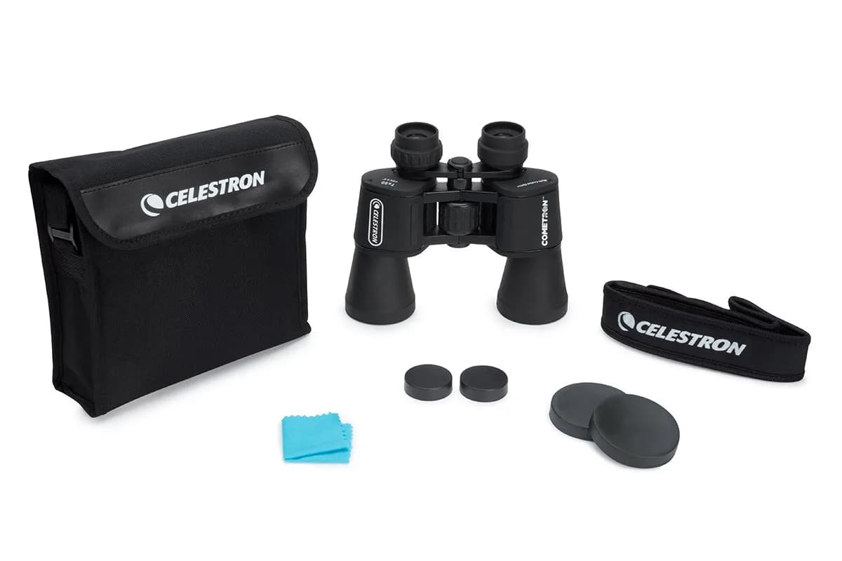 Celestron Cometron 7x50 Astronomy Binoculars | 7x Magnification, 50mm Objective Lenses, 6.6° Field of View, Pack of 10 - view 8