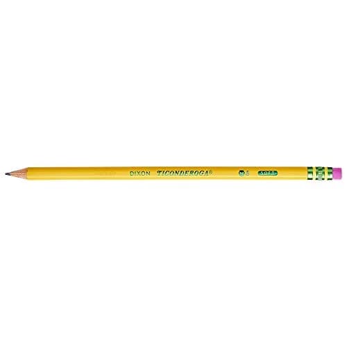 Ticonderoga Wood-Cased Pencils, Pre-Sharpened, HB Soft, Yellow, 2160 Count | Smooth Writing for Students & Professionals thumbnail 2