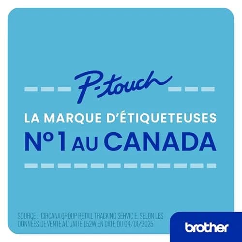 Brother P-Touch PT-N20 Label Maker with 3 Btag Tape Rolls | Prints 2 Lines, 9mm Height, 12mm Width thumbnail 3