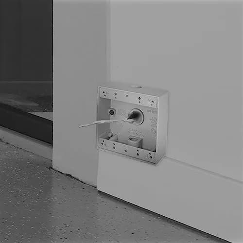 TayMac DB375WH 2-Gang Weatherproof Box 3/4-Inch Outlets White 9-Pack | NEMA Compliant Die Cast Metal thumbnail 2