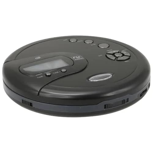 GPX PC332B Portable CD Player with FM Radio & Earbuds - Black, Pack of 6 | 18.79cm (7.4in) x 15.49cm (6.1in) x 4.7cm (1.85in) thumbnail 7