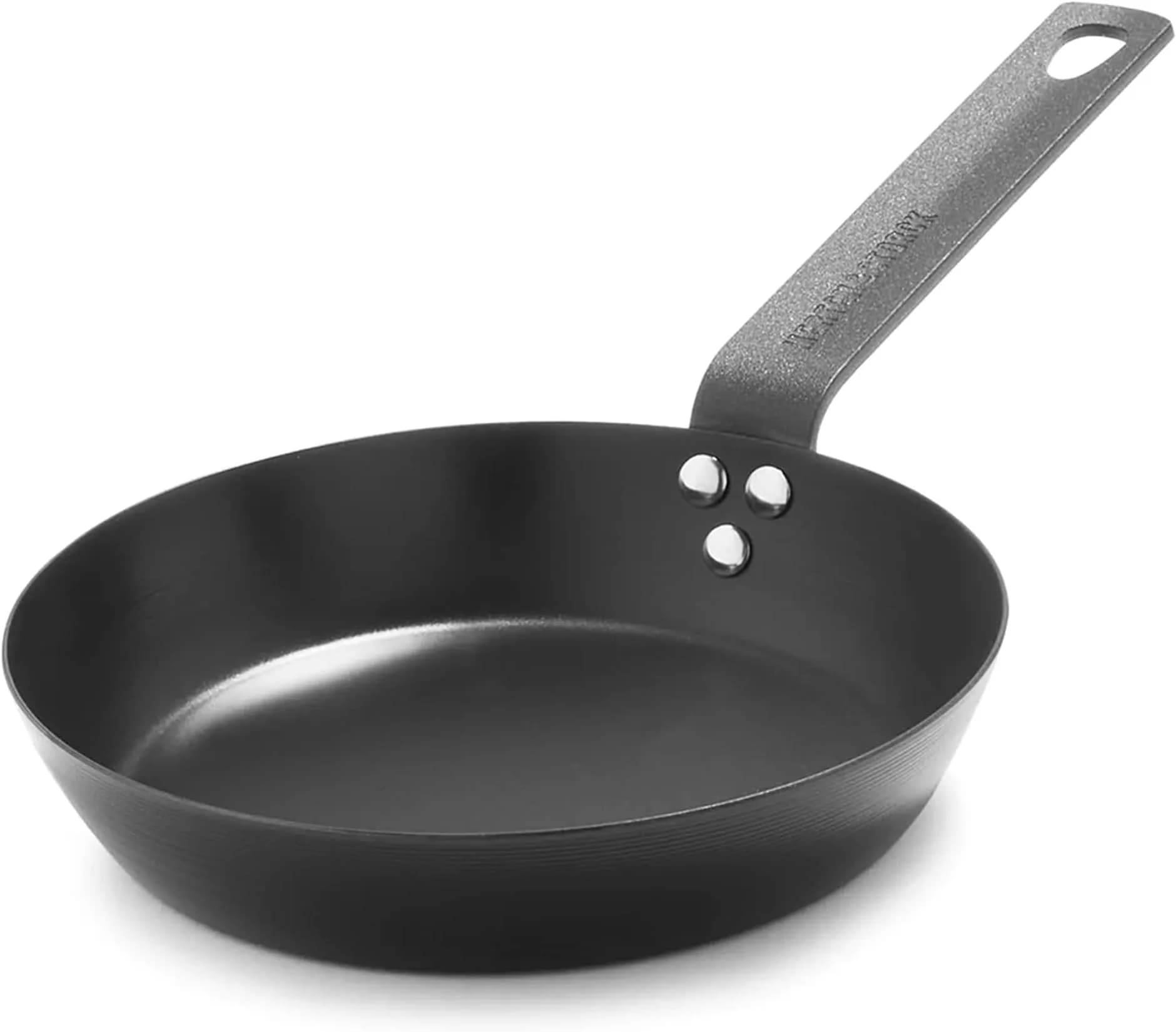 Merten & Storck Pre-Seasoned Carbon Steel 8” Frying Pan Skillet, Use on Induction, Stove & Grill, Pack of 6