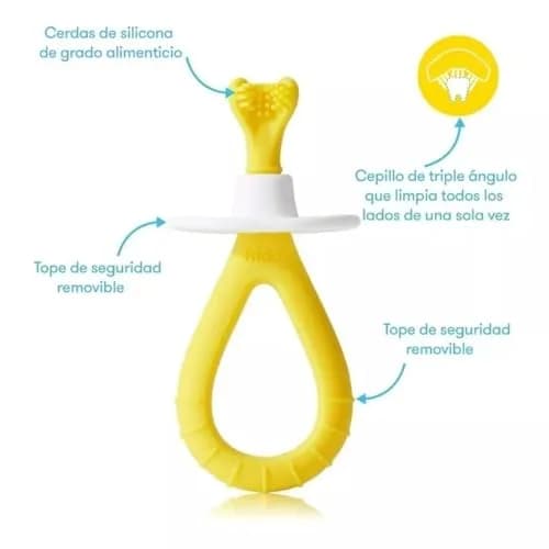 Frida Baby Grow-with-Me Training Toothbrush Set | Infant & Toddler Oral Care for Sensitive Gums thumbnail 2