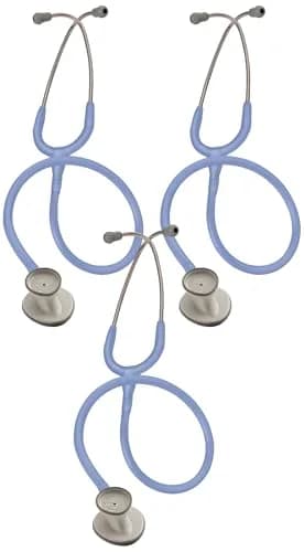 3M Littmann Lightweight II S.E. Stethoscope 2454, 118g, 71cm (28") Ceil Blue Tube (Pack of 3) | Dual-Head Acoustic Instrument thumbnail 1