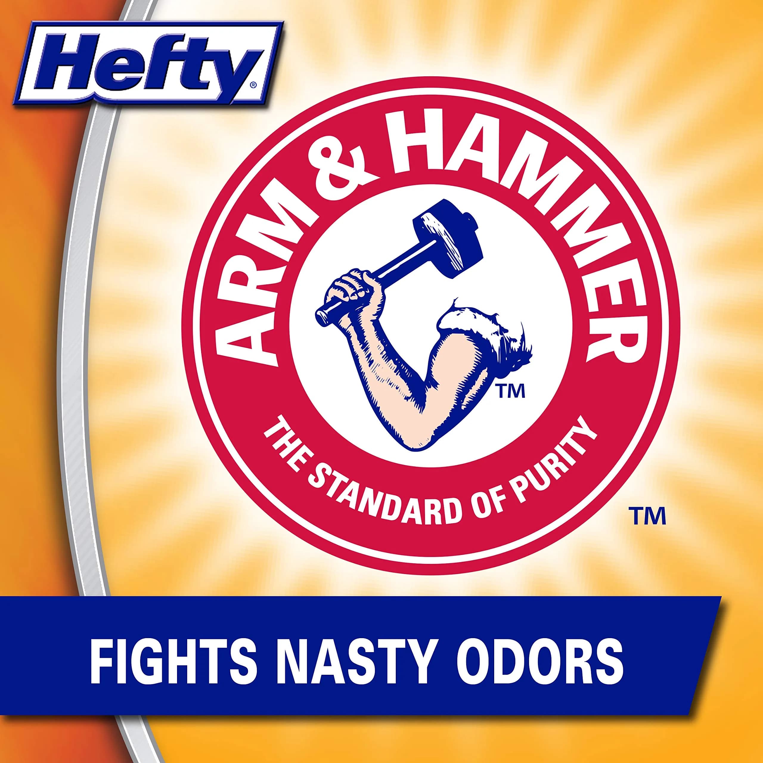 Hefty Flap Tie Small Trash Bags, Lavender & Sweet Vanilla Scent, 4 Gallon, 26 Count | USA Import - view 4