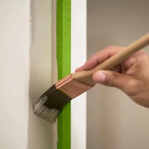 FrogTape Multi-Surface Painters Tape with PAINTBLOCK, 1.5 Inch Wide | Sharp Edges, UV-Resistant, Made in USA thumbnail 6