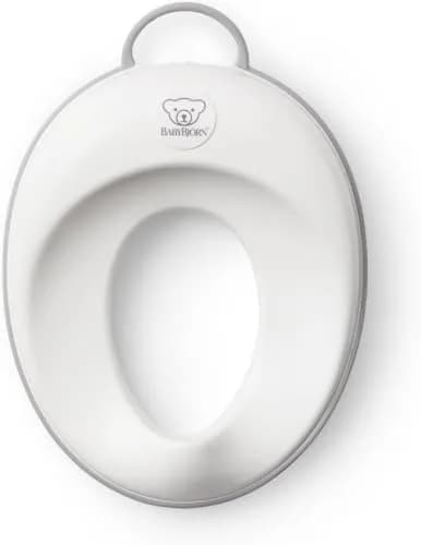 BabyBjörn Toilet Trainer,White/Gray (Pack of 6) | Ergonomic, BPA-Free Seat for Kids 2+ thumbnail 1