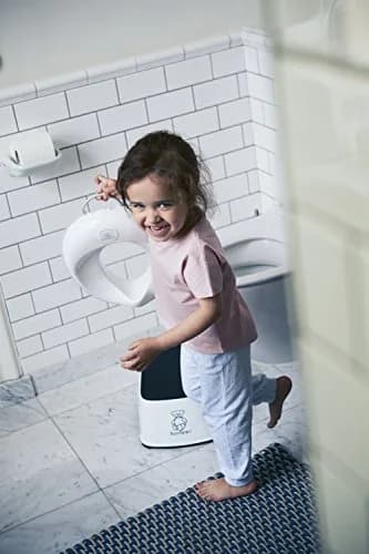 BabyBjörn Toilet Trainer,White/Gray (Pack of 6) | Ergonomic, BPA-Free Seat for Kids 2+ thumbnail 6