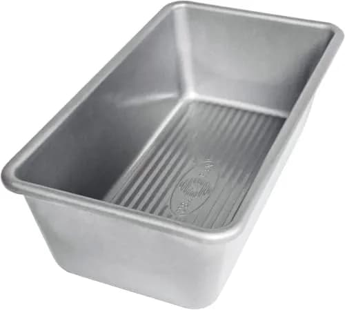 USA Pan Seamless Nonstick Standard Bread Loaf Pan 8.5 x 4.5 x 2.75 Inches (21.6 x 11.4 x 7 cm) - Pack of 6 | Professional Grade Aluminized Steel thumbnail 1