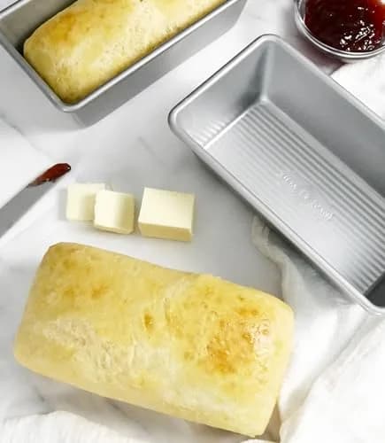 USA Pan Seamless Nonstick Standard Bread Loaf Pan 8.5 x 4.5 x 2.75 Inches (21.6 x 11.4 x 7 cm) - Pack of 6 | Professional Grade Aluminized Steel thumbnail 3
