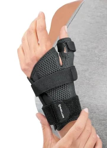 MUELLER Adjust-to-Fit Thumb Brace Spica Splint 600g (21.16 oz) | Targeted Compression for Pain Relief thumbnail 3
