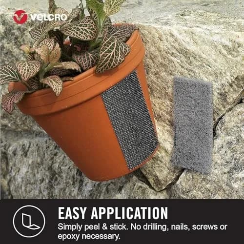 VELCRO Brand Extreme Outdoor Heavy Duty Tape 10ft x 1in (3.04m x 2.54cm) Black | Holds 15 lbs (6.8 kg) per 1-inch strip thumbnail 4