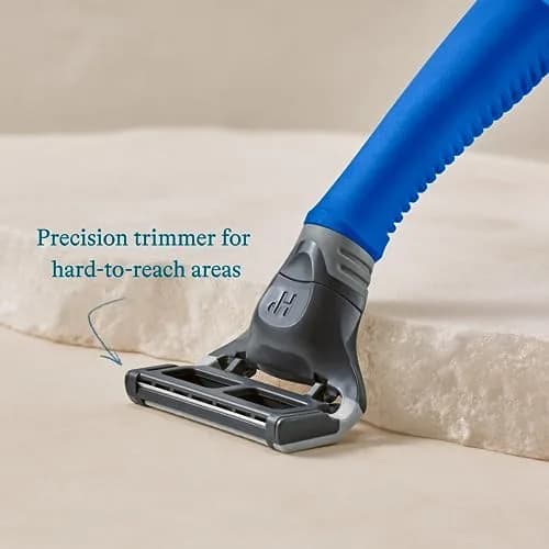Harry's Original Shaving Kit for Men — German-Engineered Razor Handle & 3 Blade Refills | Ocean Blue, Pack of 10 thumbnail 3