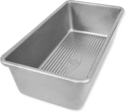 USA Pan Large Nonstick Bread Loaf Pan (Pack of 6) | Durable Aluminum Steel Bakeware (10 in x 5 in x 3 in) thumbnail 1