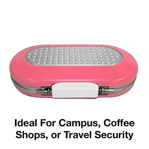 Master Lock Pink Portable Small Safe - Set Your Own Combination, Travel-Friendly Design for Phone, Passport & Money Storage, Model 5900DPNK (Pack of 4) | 1.73L (0.06 cu ft) thumbnail 2