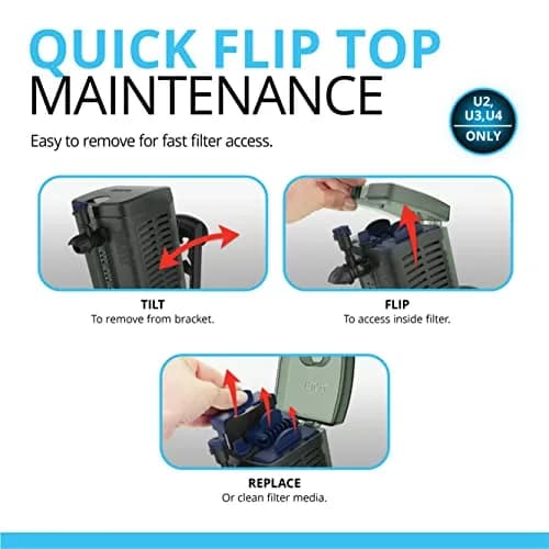 Fluval Underwater Filter U4 (Pack of 12) | 3-Stage Biological Filtration for Aquariums thumbnail 4