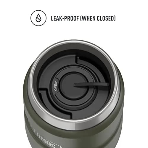THERMOS Stainless King 16oz Travel Tumbler - Army Green (4-Pack) thumbnail 3