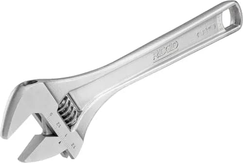 RIDGID 86917 Adjustable Wrench 12-inch (300 mm) | 1-5/16-inch (35 mm) Jaw Opening, SAE & Metric Scales, Pack of 6 thumbnail 1