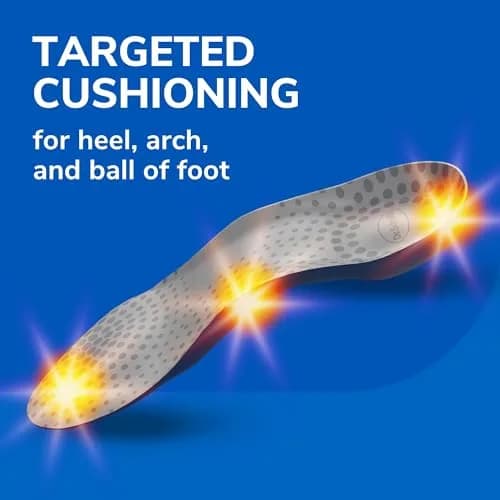 Dr. Scholl’s Comfort Tri-Comfort Insoles for Men, Size 8-14 (12 Pairs) | FDA Approved Arch Support thumbnail 2