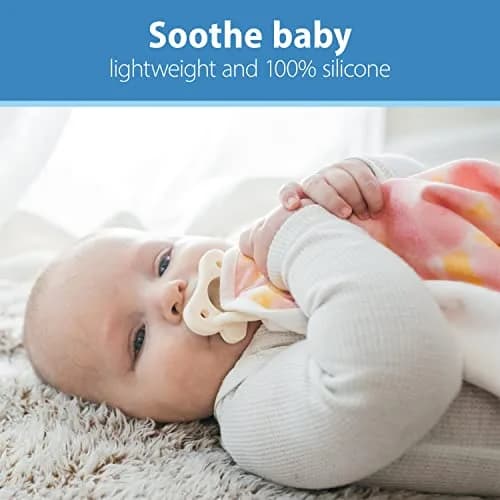 Dr. Brown's HappyPaci Silicone Baby Pacifier 0-6m | BPA-Free, Contoured Shield thumbnail 4