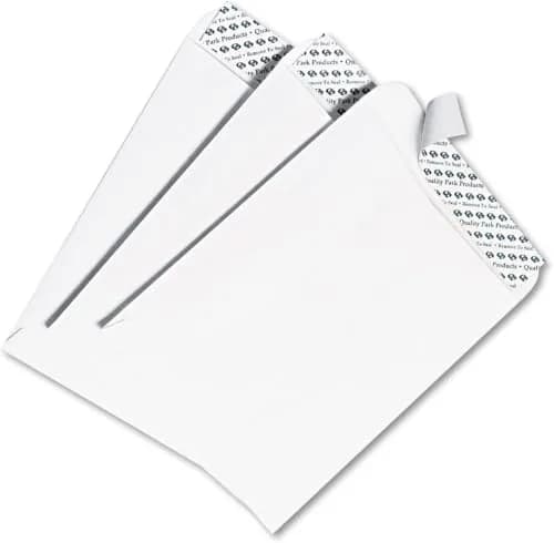 Quality Park 9-1/2 x 12-1/2 Catalog Mailing Envelopes, Redi-Seal 500-Count | Bulk White Wove Paper thumbnail 1