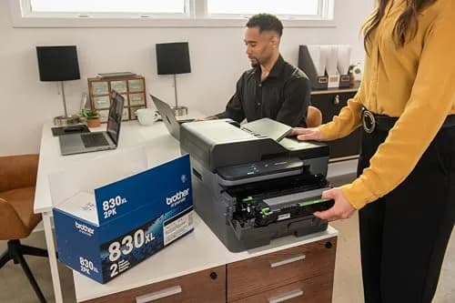 Brother Genuine TN830XL Black High Yield Toner Cartridge 2-Count | Print up to 3,000 Pages Each thumbnail 4