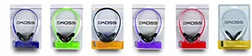 Koss KPH7G Portable On-Ear Headphone with Adjustable Headband - Green, 8.7 x 6.2 x 2.0, (Pack of 6) thumbnail 3