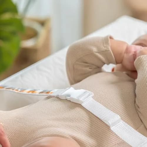 Summer by Ingenuity Contoured Changing Pad – Pack of 6 | Waterproof Liner & Safety Strap Included thumbnail 4