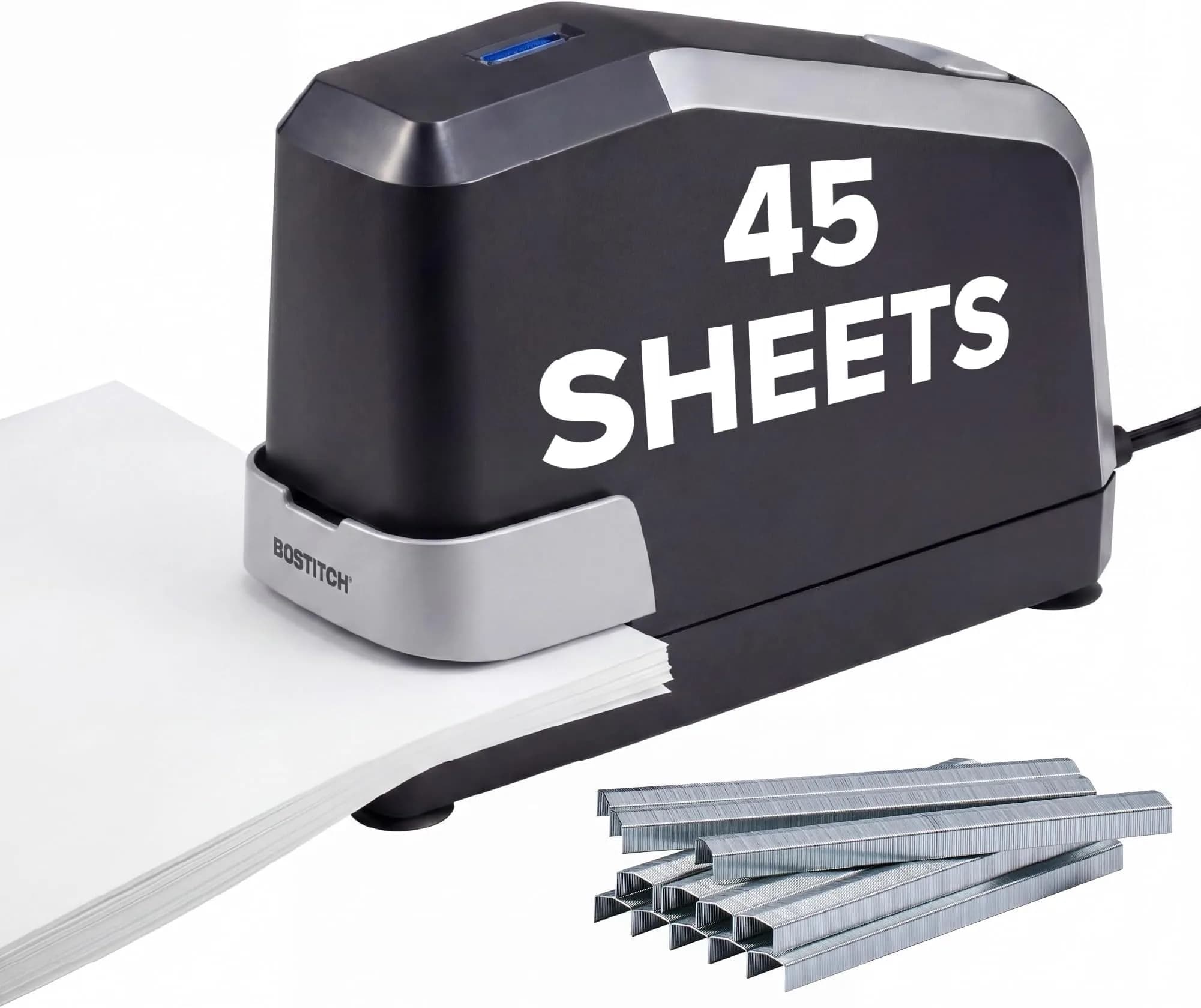 Bostitch Office Impulse Heavy Duty Electric Stapler Value Pack, 6-Pack, 45 Sheets | 7.81 kg (15 lb) | Faster Stapling