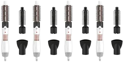 Conair Double Ceramic 3-in-1 Hot Air Brush with 4 Interchangeable Attachments | 1000W Styling Tool for Curls & Straight Styles thumbnail 1