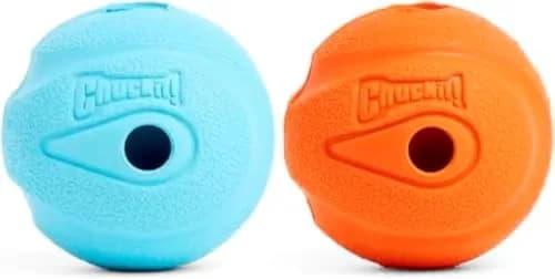Chuckit! The Whistler Ball Dog Toy, Medium 2.5in | Ultra-Bouncy, Whistling Fetch Toy for Dogs 20-60lbs thumbnail 1