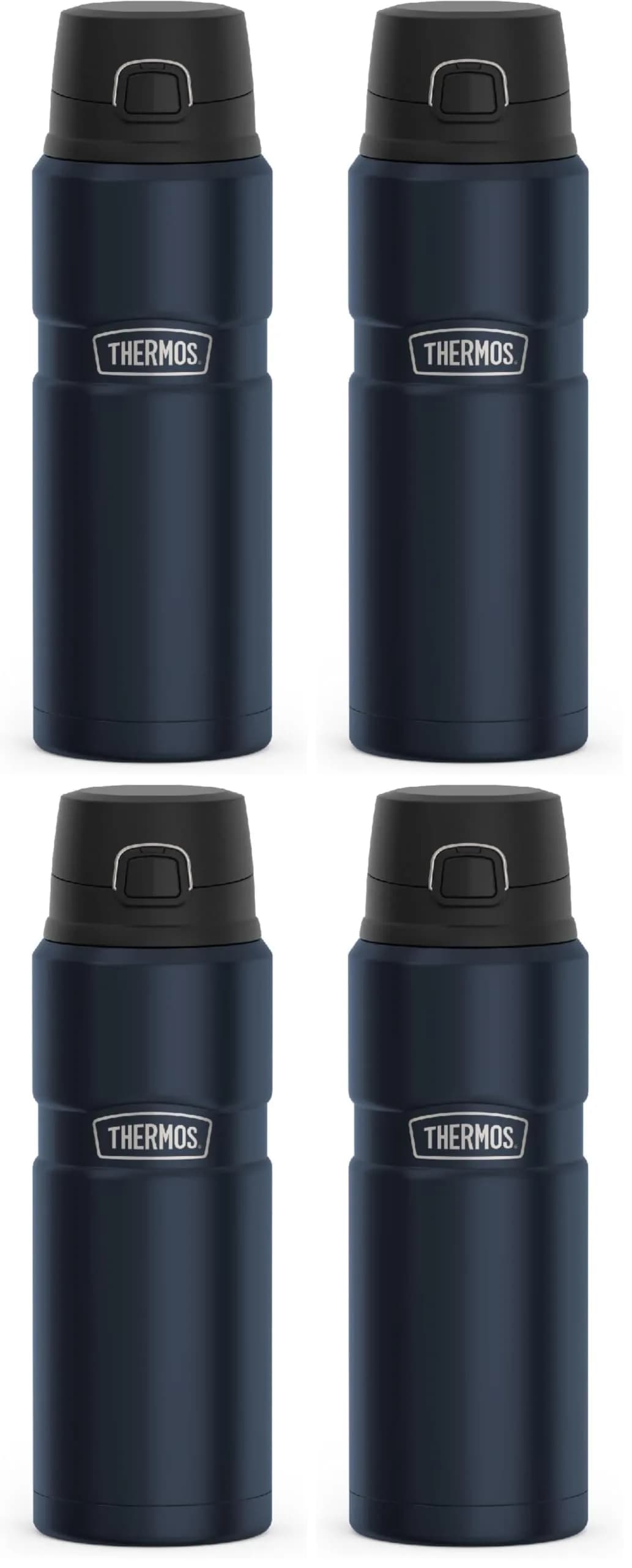 THERMOS Stainless King Vacuum-Insulated Drink Bottle 24oz | Keeps Drinks Hot 18h Cold 24h