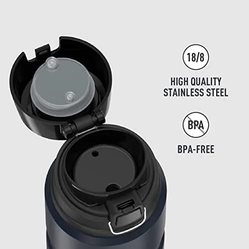 THERMOS Stainless King Vacuum-Insulated Drink Bottle 24oz | Keeps Drinks Hot 18h Cold 24h thumbnail 4