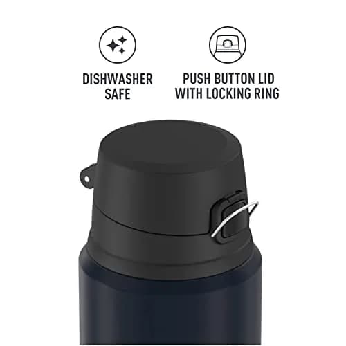 THERMOS Stainless King Vacuum-Insulated Drink Bottle 24oz | Keeps Drinks Hot 18h Cold 24h thumbnail 3