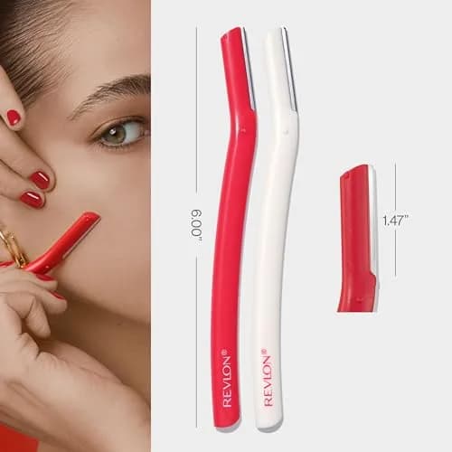 REVLON Face Defuzzers, High Precision Hair Removal & Dermaplaning Blade, Smooth Skin, Japanese Stainless Steel | Pack of 24 (24 Count) thumbnail 5