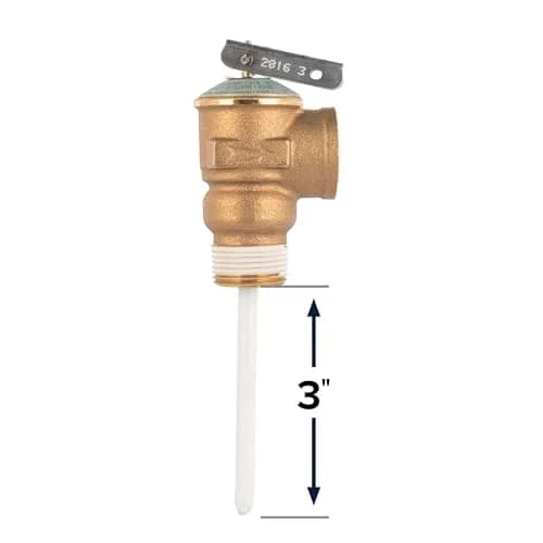 Camco Automatic Temperature and Pressure Relief Valve with Extension Probe, 3/4-inch NPT, 150 PSI, Pack of 12 | CSA Certified to ANSI Z21.22 thumbnail 2