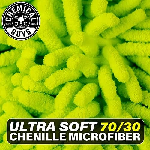 Chemical Guys Chenille Premium Microfiber Wash Mitt (Pack of 12) | Ultra-Soft Car Wash Glove for Scratch-Free Finish thumbnail 4