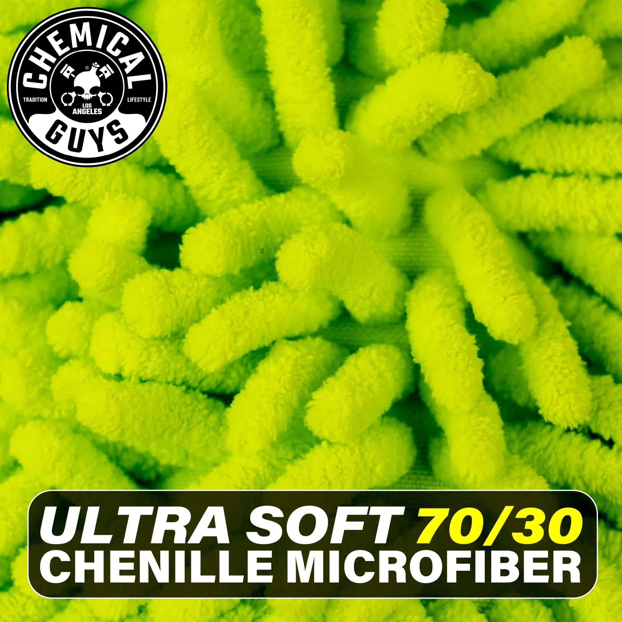 Chemical Guys Chenille Premium Microfiber Wash Mitt (Pack of 12) | Ultra-Soft Car Wash Glove for Scratch-Free Finish - view 4