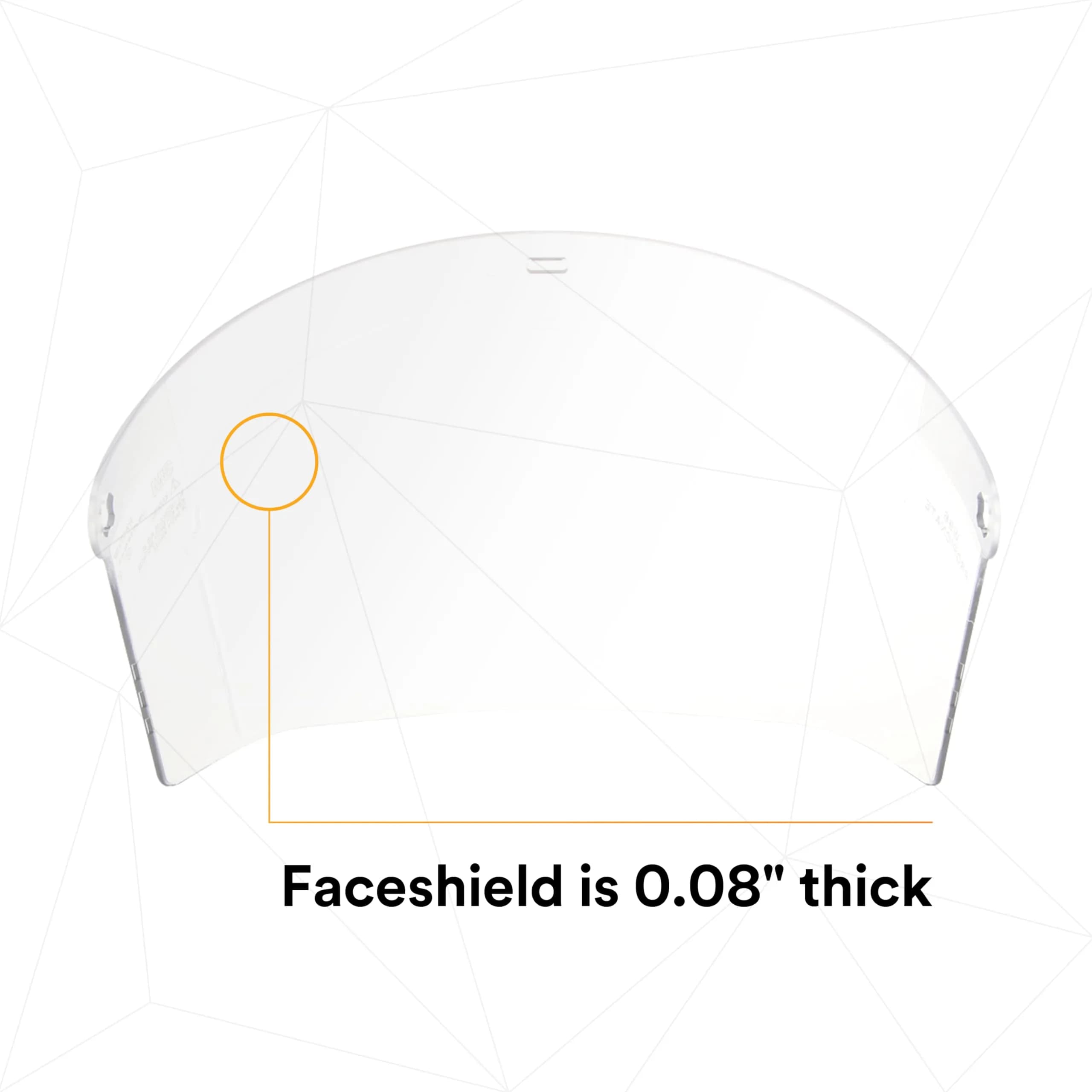 3M H8A Ratchet Headgear and WP96 Faceshield Combo | 2.5 lb (1.13 kg) Safety System - view 8