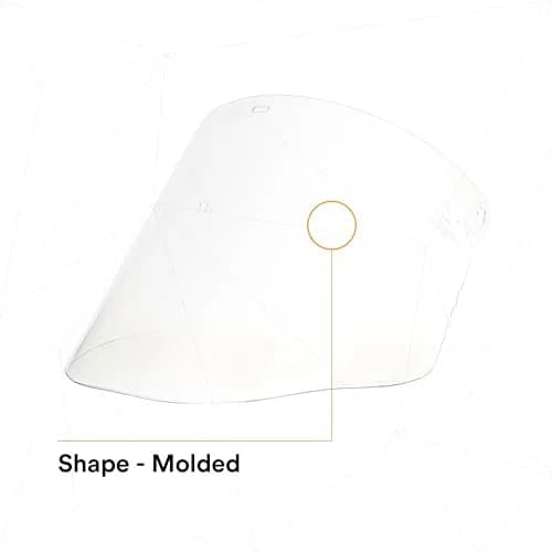 3M H8A Ratchet Headgear and WP96 Faceshield Combo | 2.5 lb (1.13 kg) Safety System thumbnail 9