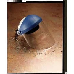 3M H8A Ratchet Headgear with WP96 Clear Polycarbonate Faceshield - Pack of 5 - view 2