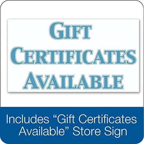 Adams Gift Certificate Cards, 20 Folded Cards and Envelopes, 6.25 x 4.50 Inches, White (Pack of 8) | Premium Card Stock for Business thumbnail 6