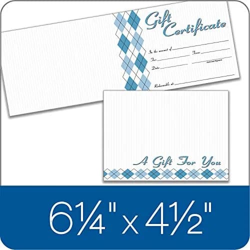 Adams Gift Certificate Cards, 20 Folded Cards and Envelopes, 6.25 x 4.50 Inches, White (Pack of 8) | Premium Card Stock for Business thumbnail 3