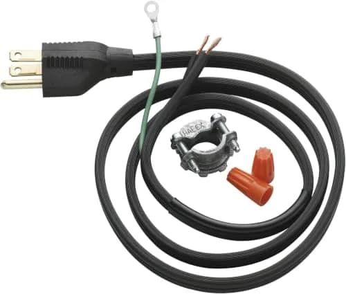 InSinkErator Power Cord Kit for Garbage Disposers | Easy Install, 3ft, UL Listed, Black, Pack of 6 thumbnail 1