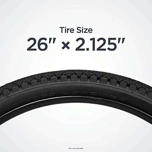 Schwinn 26" x 2.125" Cruiser Bike Tire | Puncture Guard & Smooth Tread (Pack of 2) thumbnail 5