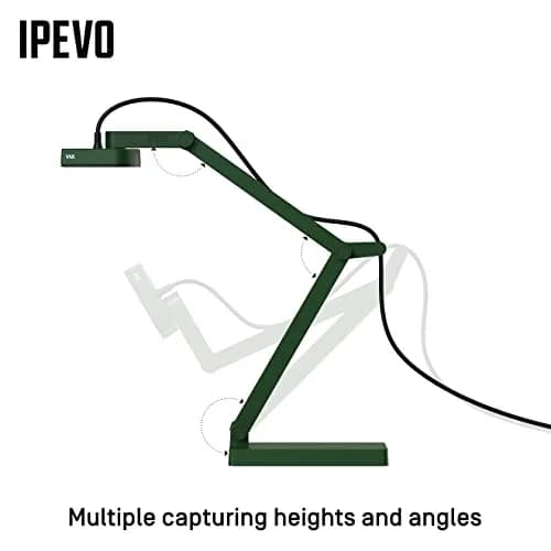 IPEVO V4K Ultra High Definition 8MP USB Document Camera Pack of 8 | Classroom-Ready Visualizer for Live Demo & Web Conferencing thumbnail 5