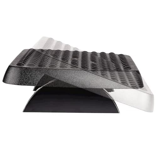 Fellowes Standard Foot Rest 2-Pack Graphite | Dual-Position Height Adjustment & Free-Floating Platform thumbnail 8